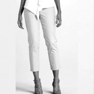 Lafayette 148 New York Coral Side Zip Crop Pants 12